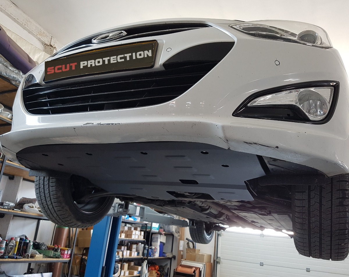 Ocelový kryt olejové vany pro ochranu motoru a převodovky pro Hyundai i40 2011 - 2015, všechny motory