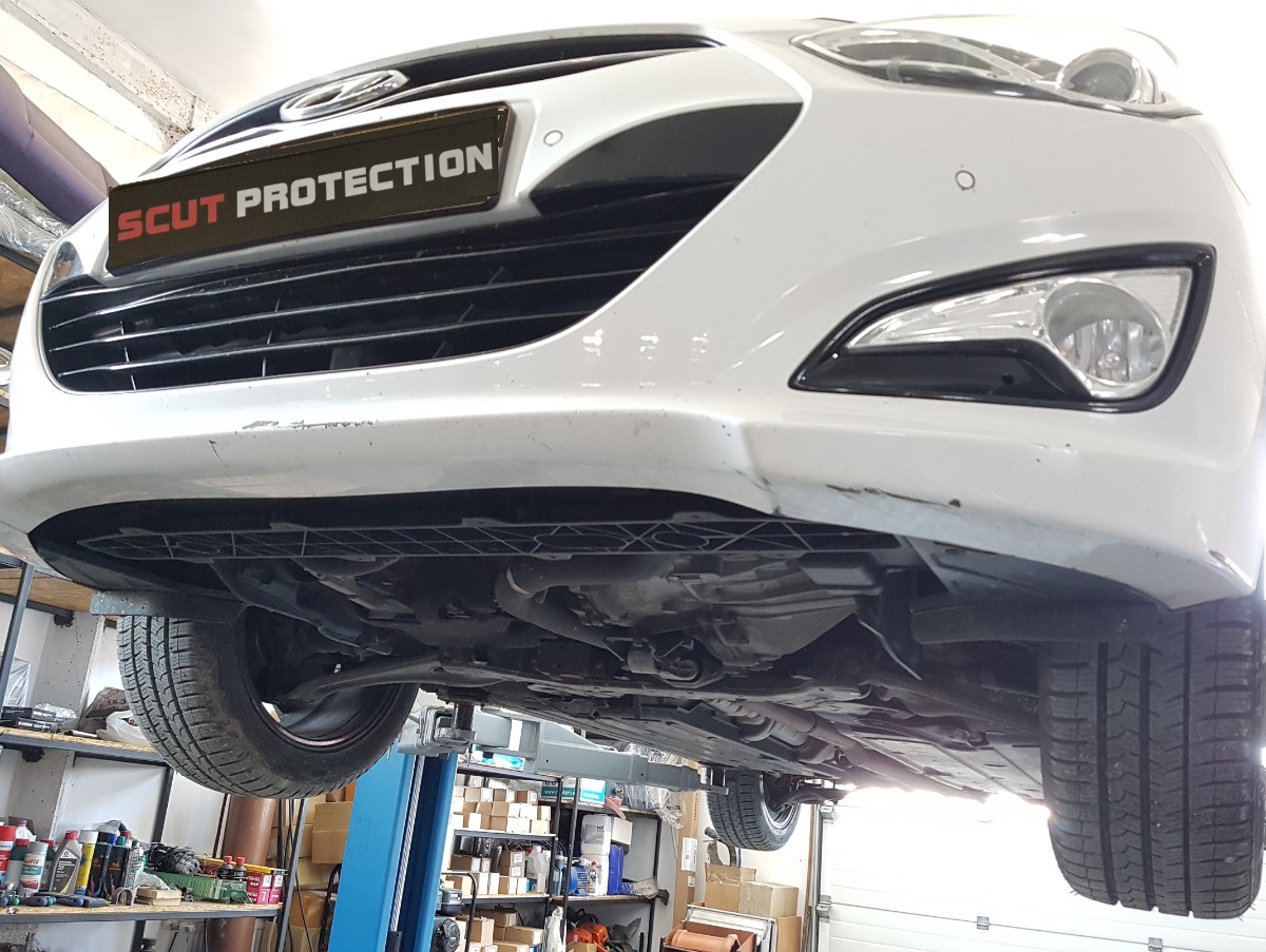 Ocelový kryt olejové vany pro ochranu motoru a převodovky pro Hyundai i40 2011 - 2015, všechny motory