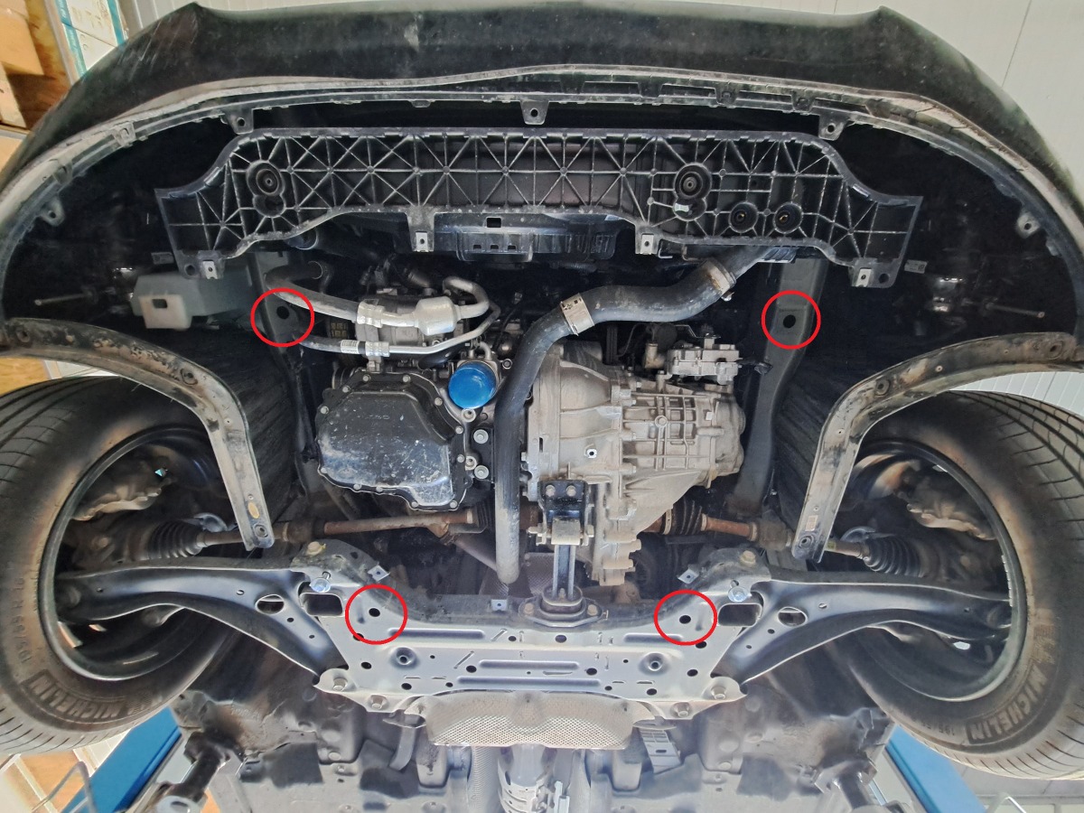 Ocelový kryt olejové vany pro Hyundai i20 Hybrid 2021 - 2026, Hybrid