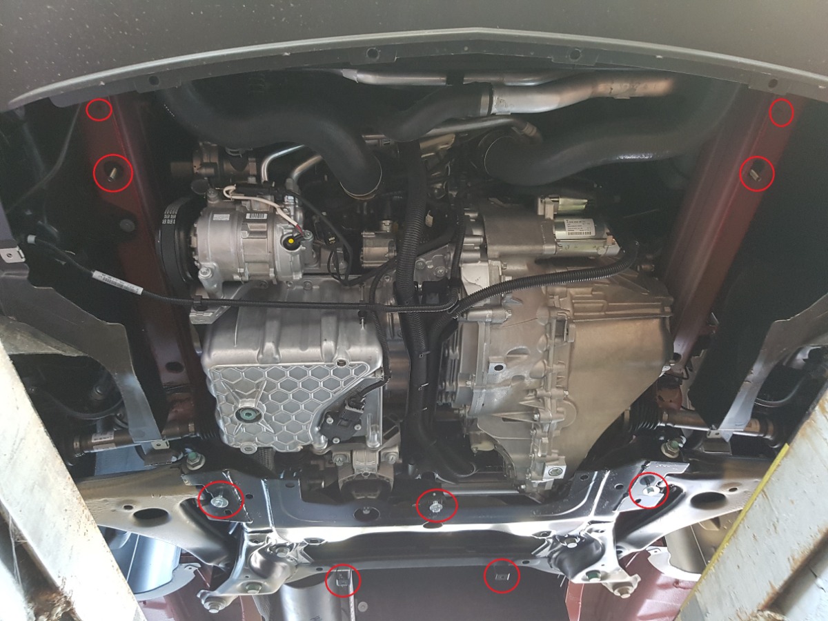 Ocelový kryt olejové vany pro Mercedes Sprinter-FWD 2018 - 2026, všechny motory