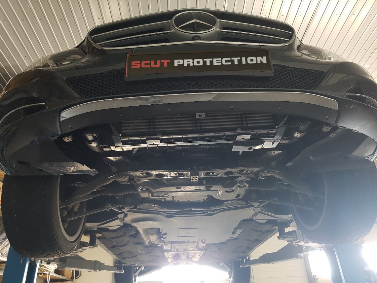Ocelový kryt olejové vany pro Mercedes třídy E W212 - 4x4 2009 - 2016, 4x4