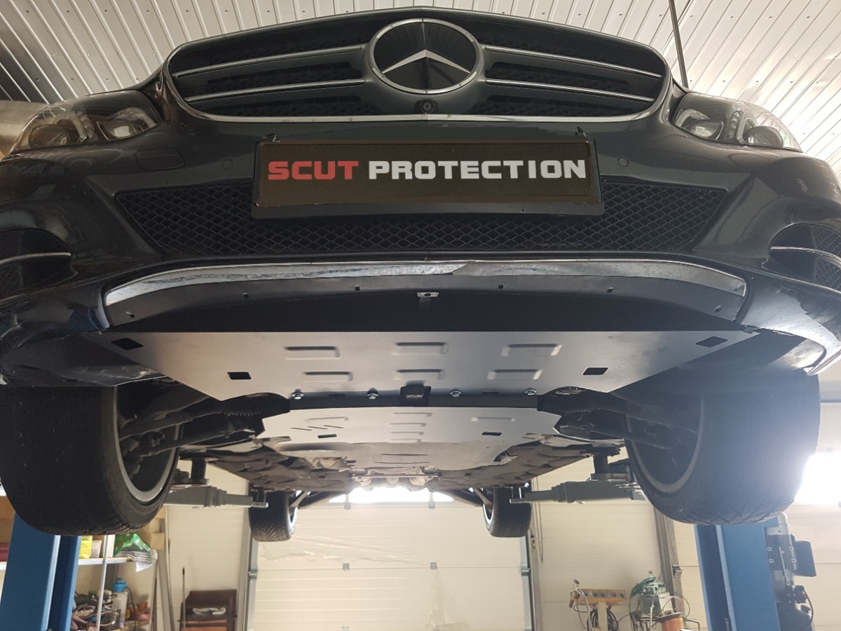Ocelový kryt olejové vany pro Mercedes třídy E W212 - 4x4 2009 - 2016, 4x4