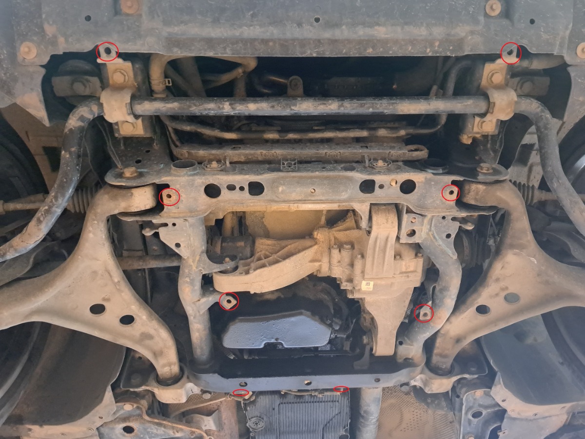 Ocelový kryt olejové vany pro Mercedes GLE Coupe C292 2015 - 2019, všechny motory