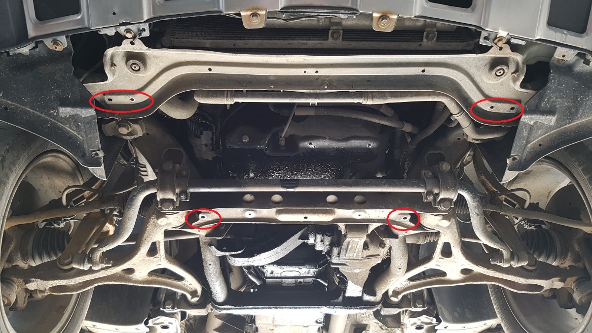 Ocelový kryt olejové vany pro Mercedes ML W164 2005 - 2011, všechny motory