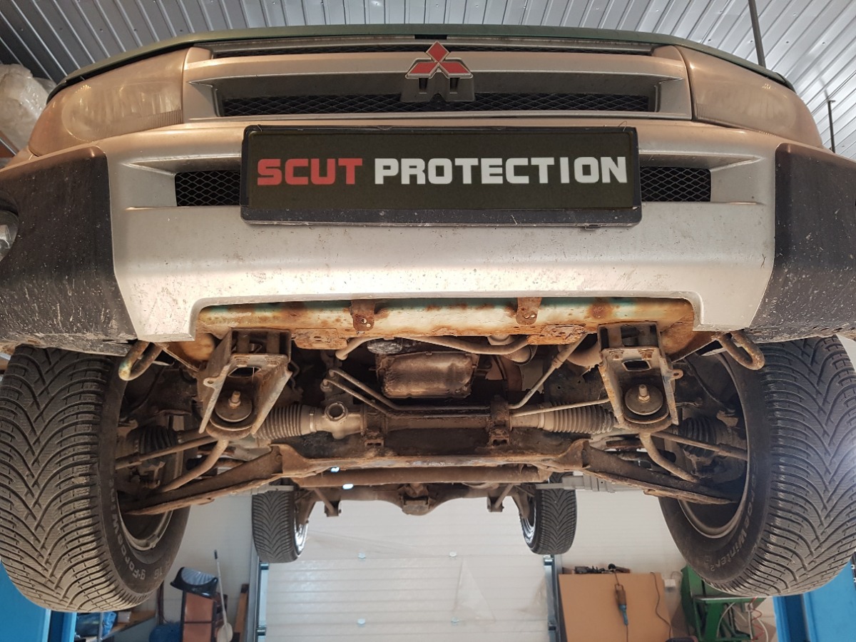 Ocelový kryt olejové vany pro Mitsubishi Shogun Pinin 1997 - 2007, všechny motory