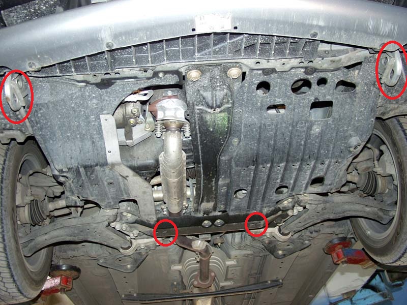 Ocelový kryt olejové vany pro Nissan Primera P12 2001 - 2007, všechny motory