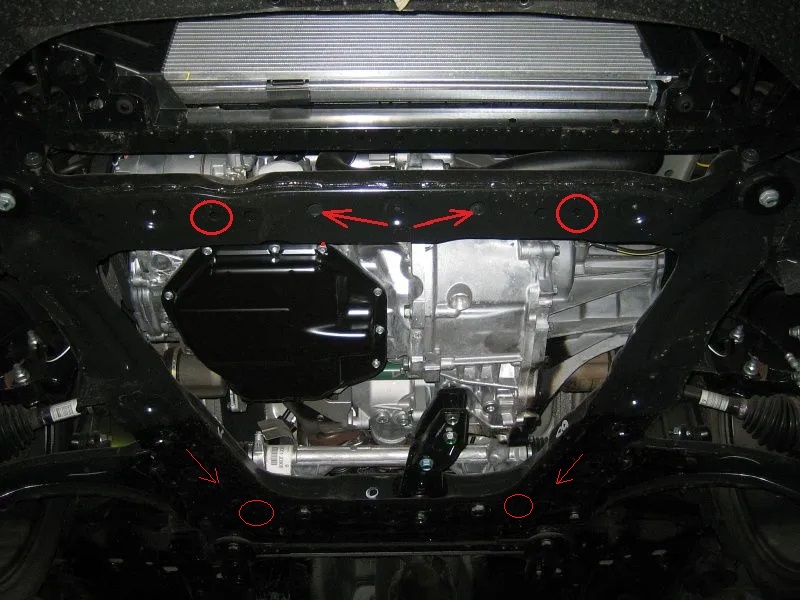 Ocelový kryt olejové vany pro Nissan Qashqai J10 2006 - 2013, 1.6, 2.0