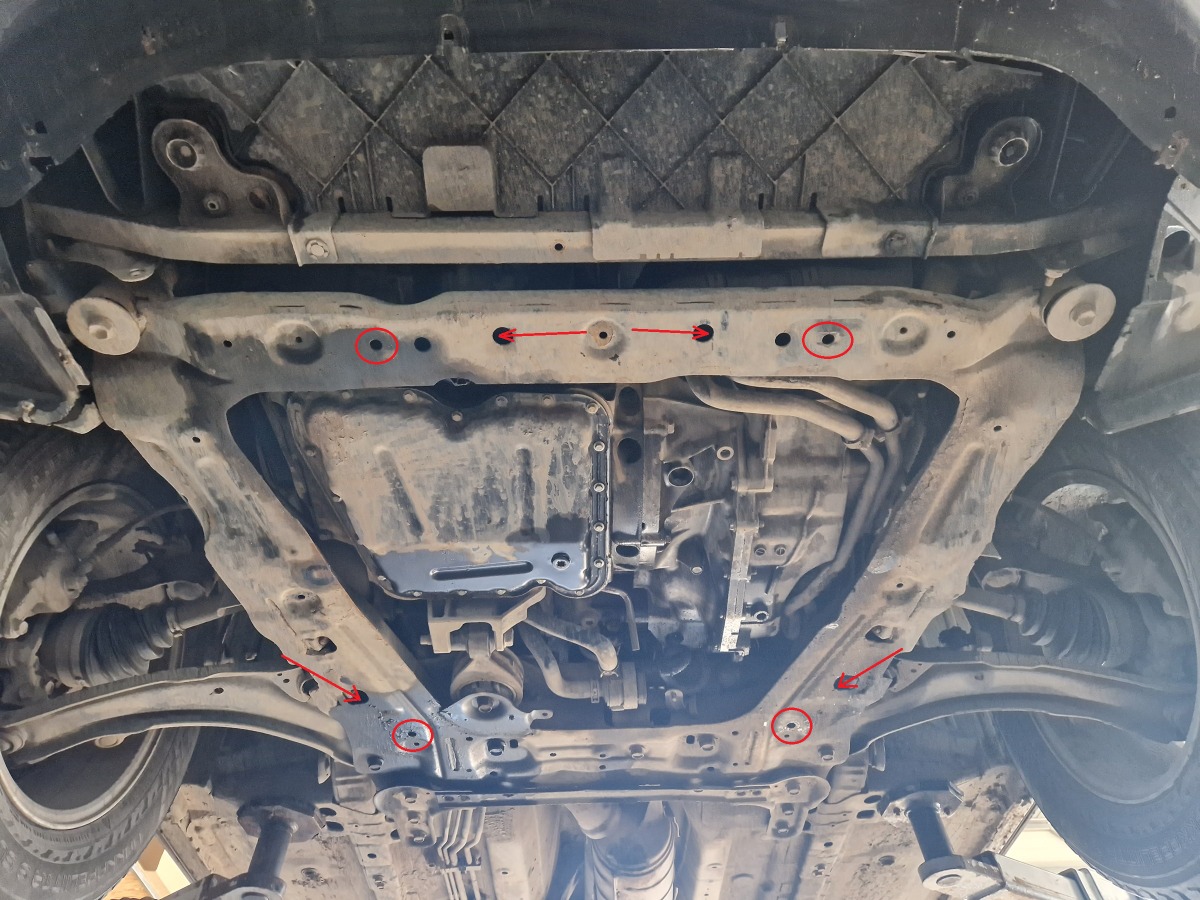 Ocelový kryt olejové vany pro Nissan Qashqai J10 2006 - 2013, všechny motory