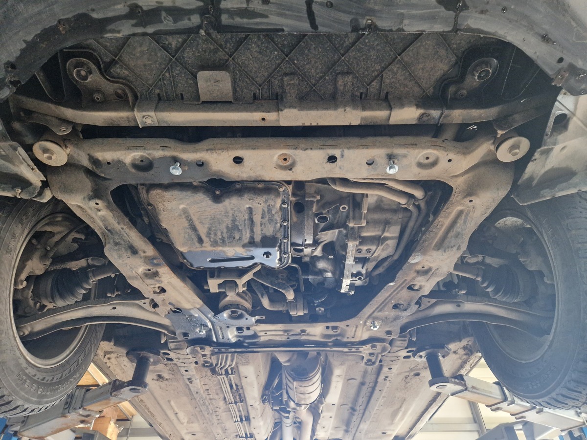 Ocelový kryt olejové vany pro Nissan Qashqai J10 2006 - 2013, všechny motory