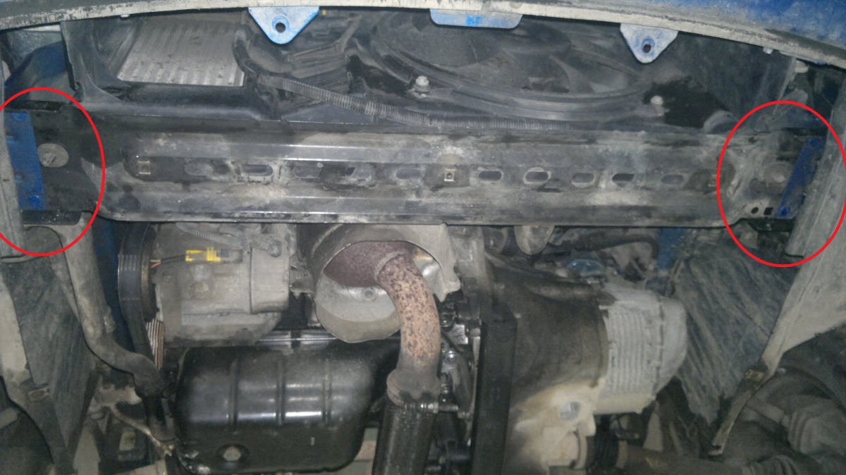 Ocelový kryt olejové vany pro Peugeot 307 2001 - 2008, všechny motory