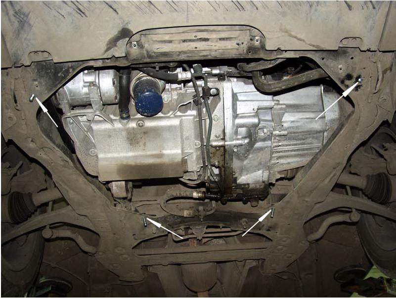 Ocelový kryt olejové vany pro Peugeot 607 2001 - 2010, 2.9 V6