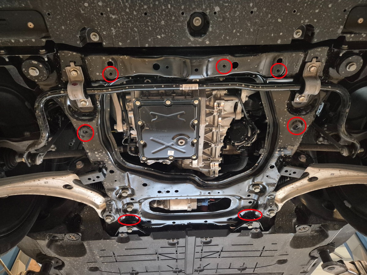 Ocelový kryt olejové vany pro Renault Scenic E-Tech 2024 - 2026, všechny motory