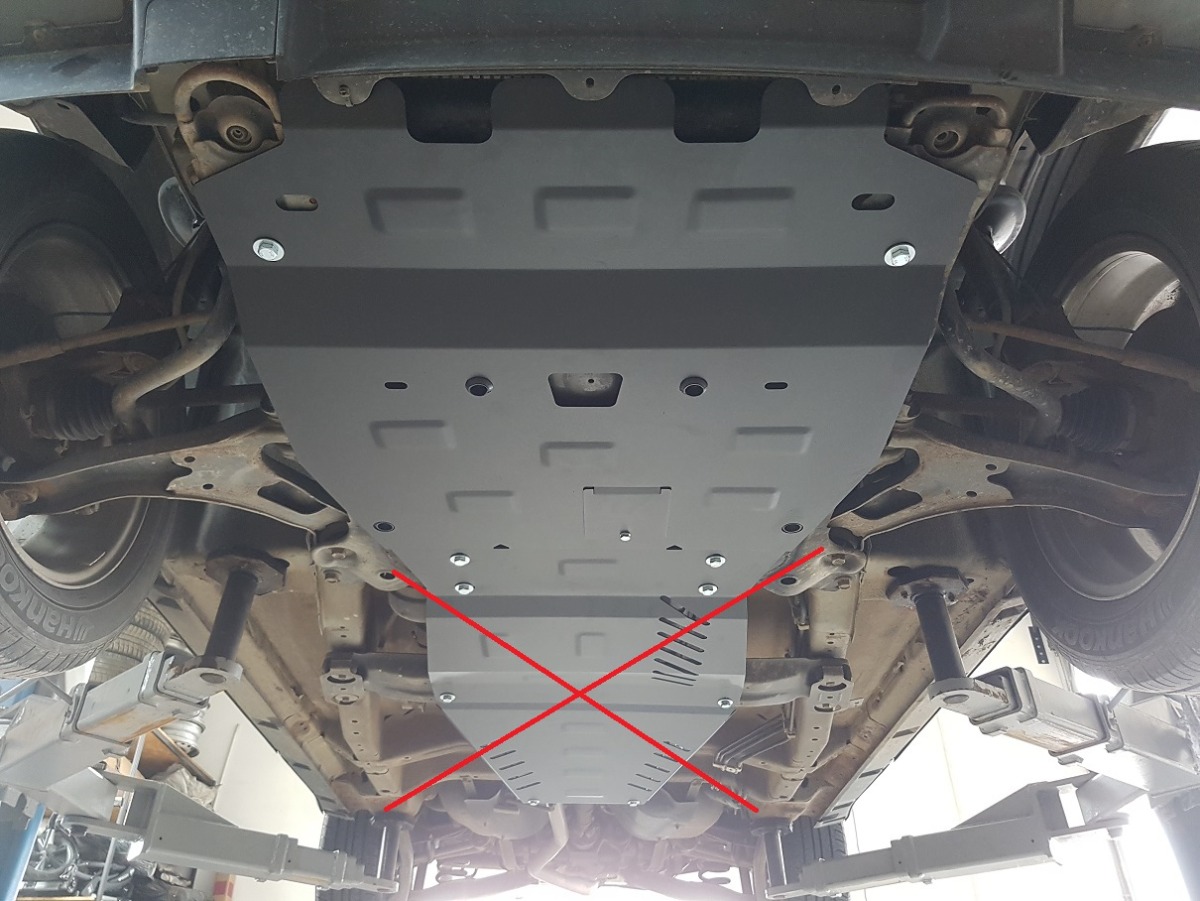 Ocelový kryt olejové vany pro Suzuki Grand Vitara 2 2005 - 2019, všechny motory