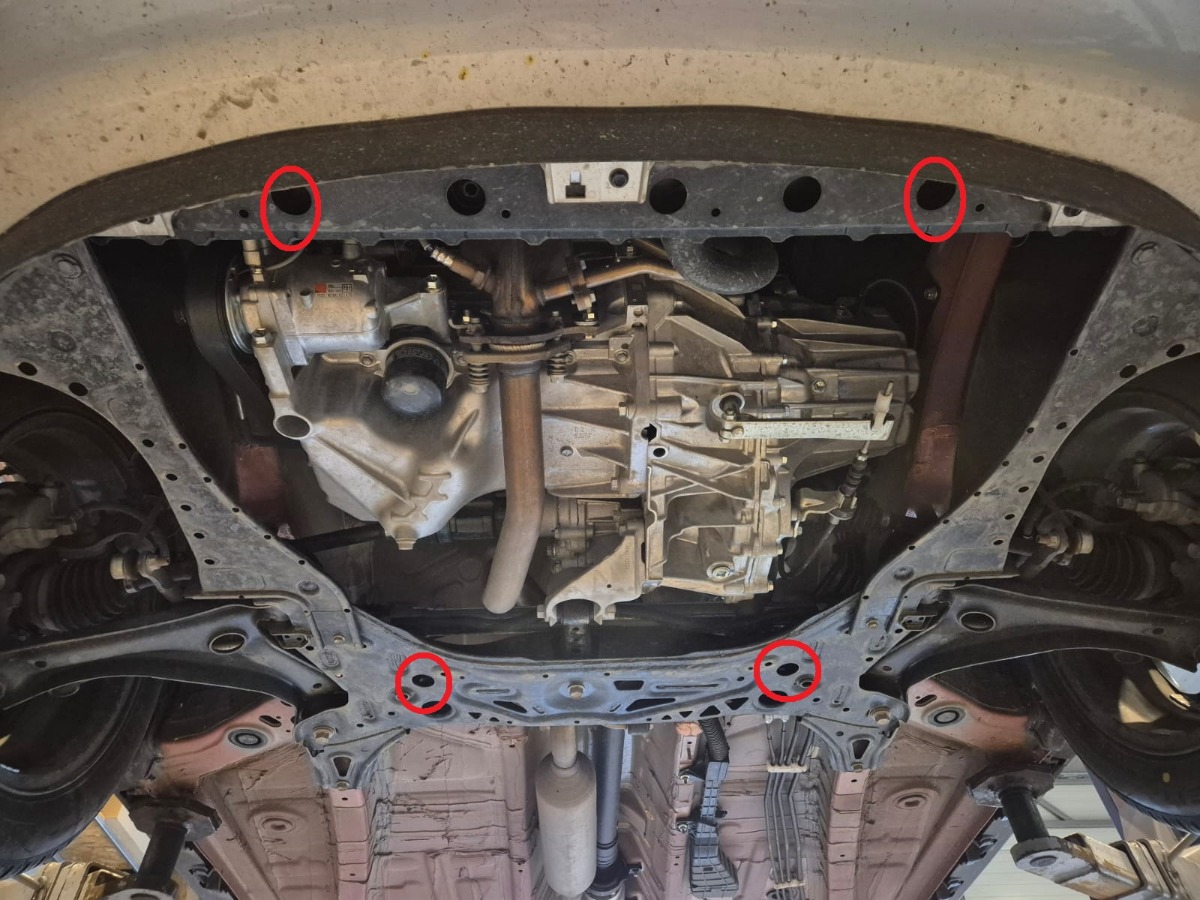 Ocelový kryt olejové vany pro Suzuki Ignis 2016 - 2026, všechny motory