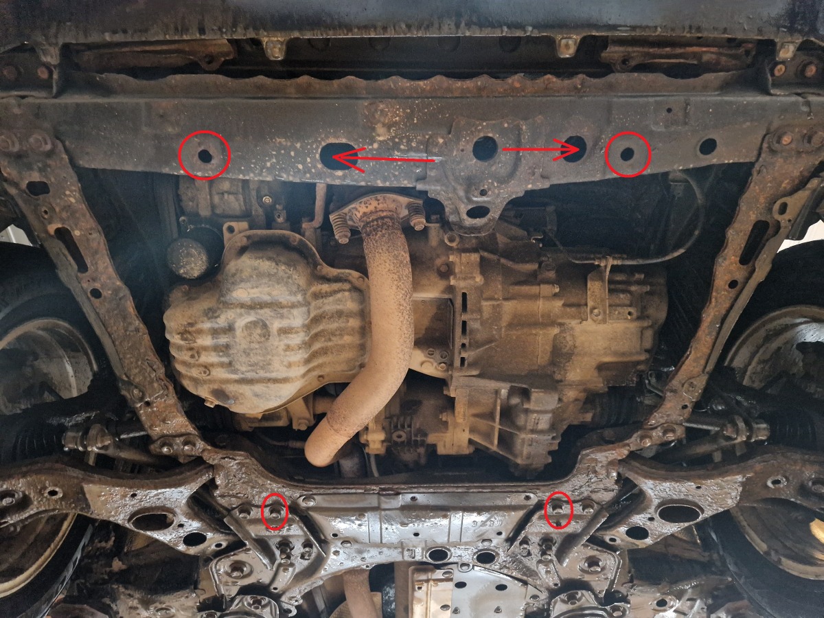 Ocelový kryt olejové vany pro Toyota RAV 4 benzín 2006 - 2013, petrol