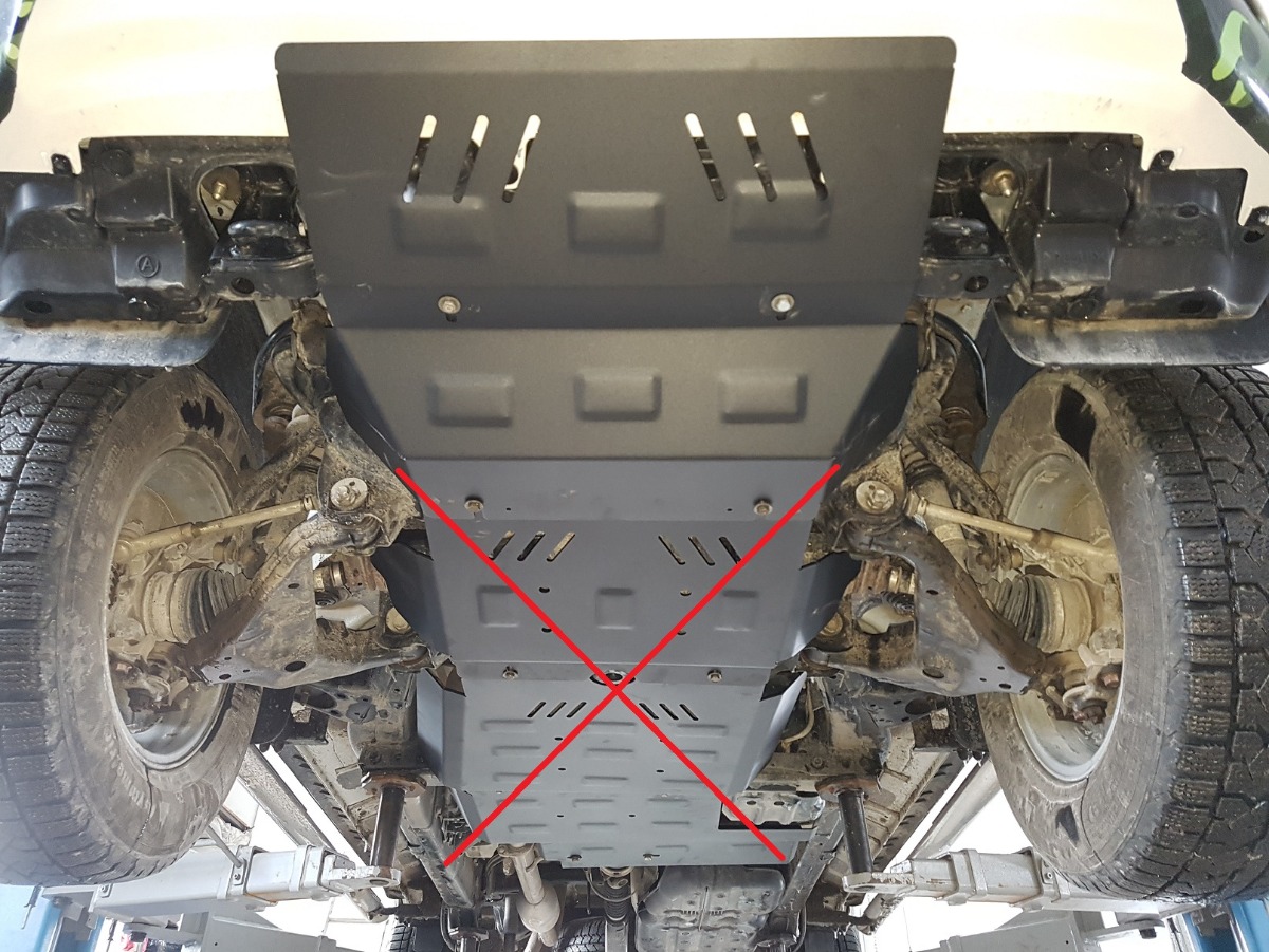 Ocelový kryt chladiče pro Toyota Hilux Invincible 2021 - 2026, všechny motory
