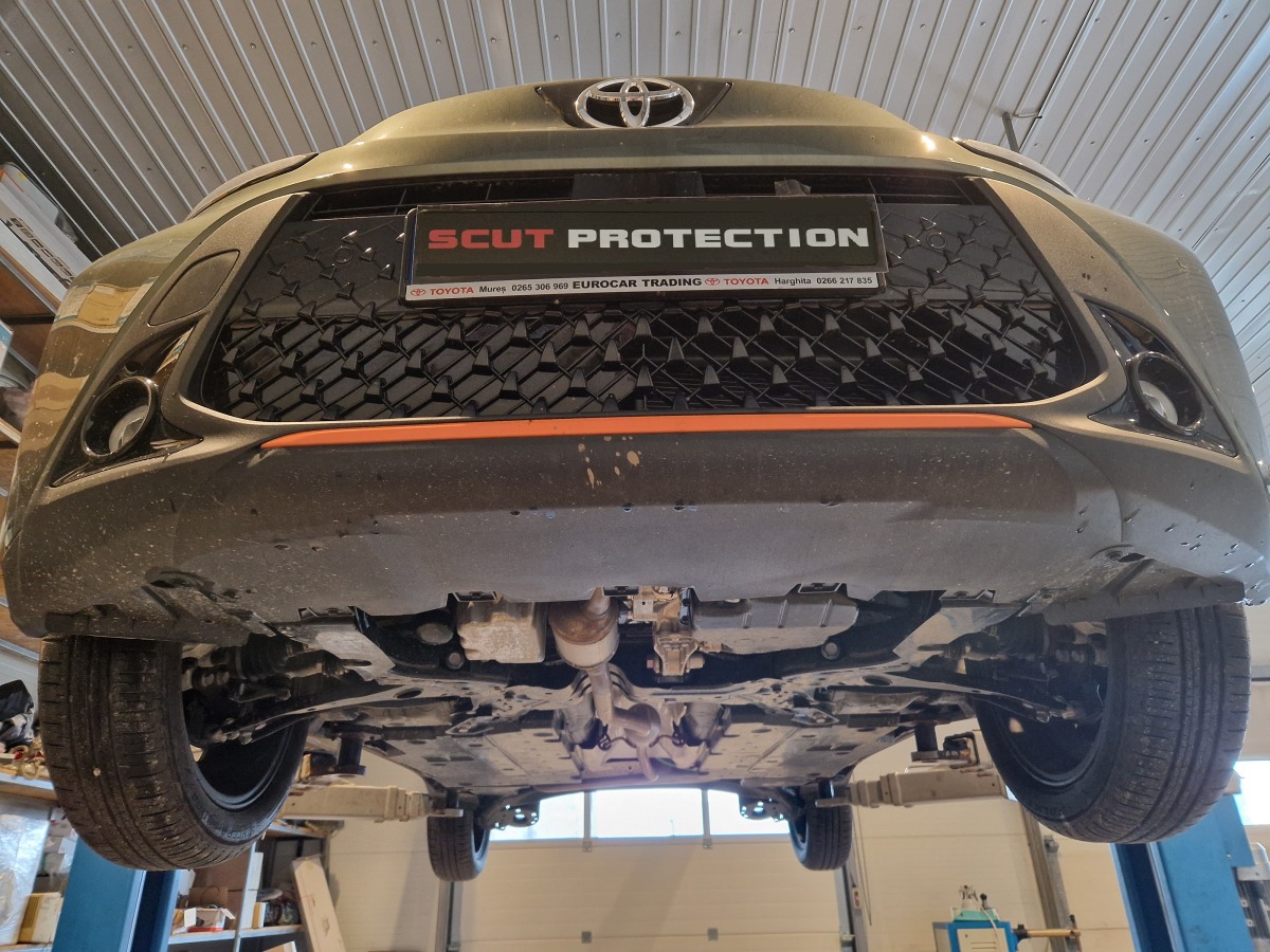 Ocelový kryt olejové vany pro Toyota Aygo X 2022 - 2026, všechny motory