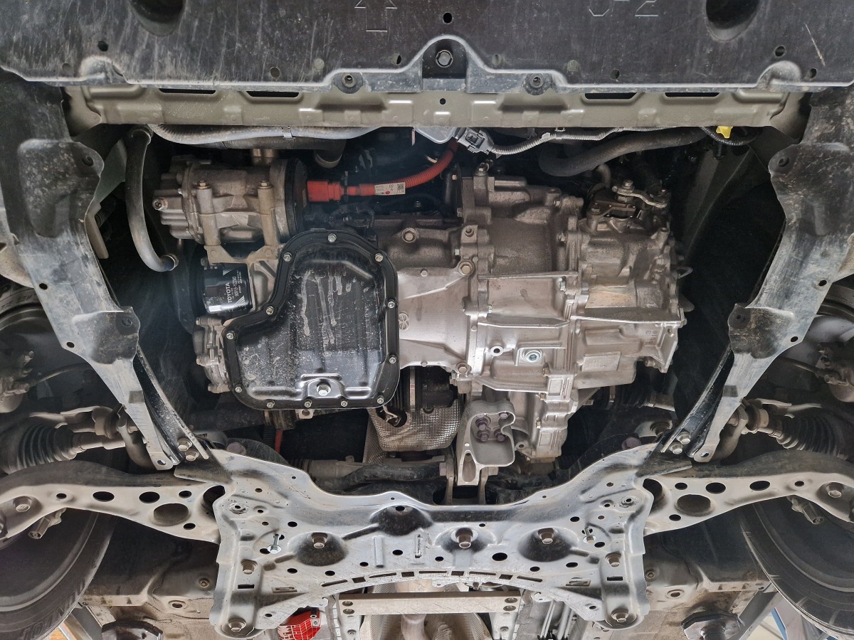 Ocelový kryt olejové vany pro Toyota Corolla Cross 2022 - 2026, všechny motory