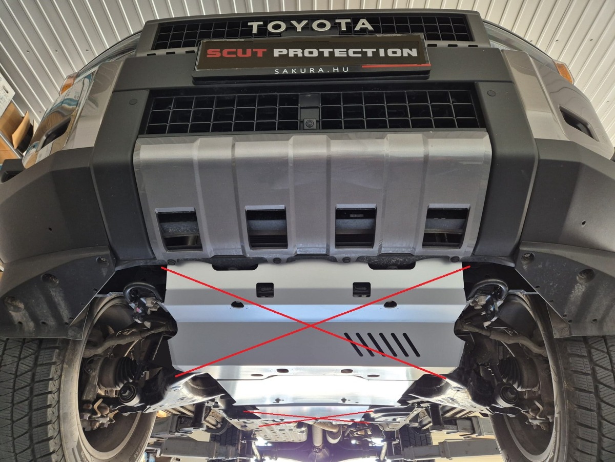 Hliníkový kryt olejové vany pro Toyota Land Cruiser 250 2024 - 2026, Toate