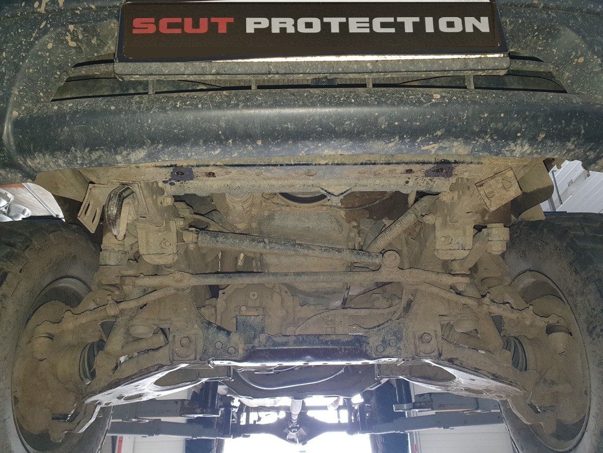 Ocelový kryt olejové vany pro Toyota Hilux 2000 - 2004, všechny motory