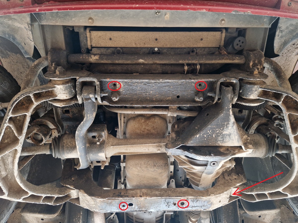 Ocelový kryt olejové vany pro Jeep Cherokee - KJ 2001 - 2008, všechny motory