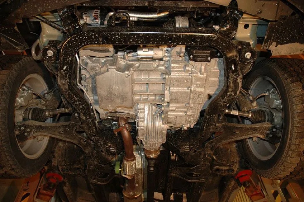 Ocelový kryt olejové vany pro Chevrolet Captiva 2011 - 2018, všechny motory