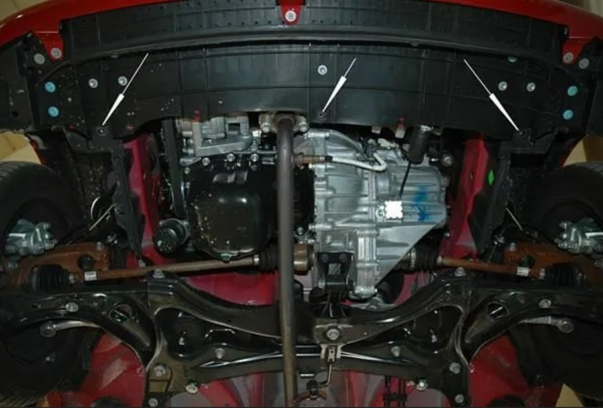 Ocelový kryt olejové vany pro Toyota Aygo AB10 2005 - 2014, všechny motory