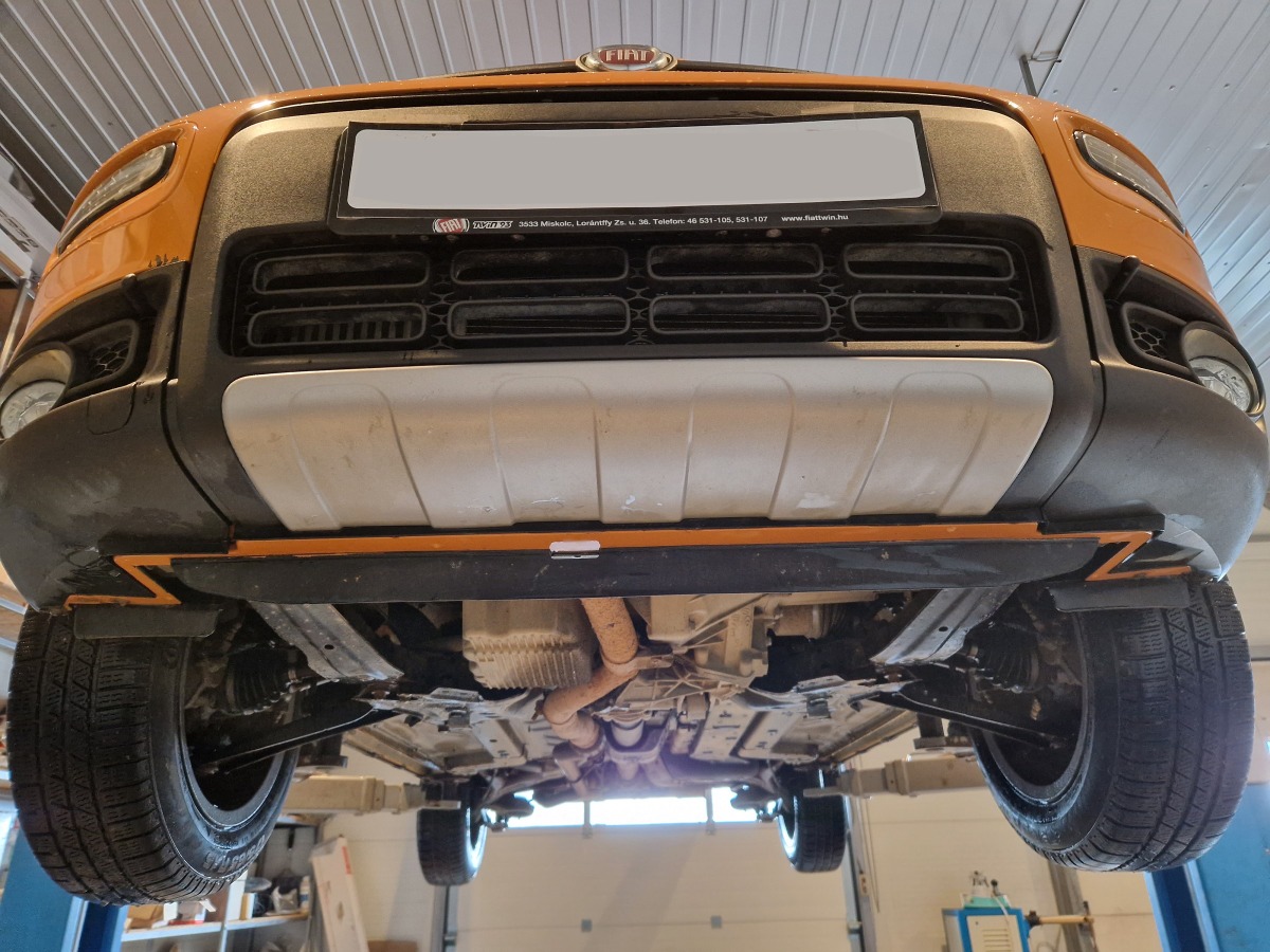 Ocelový kryt olejové vany pro Fiat Panda 4x2 2011 - 2026, všechny motory