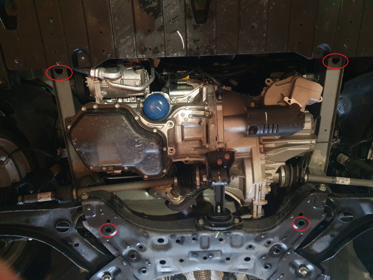 Ocelový kryt olejové vany pro Hyundai i10 2019 - 2026, všechny motory