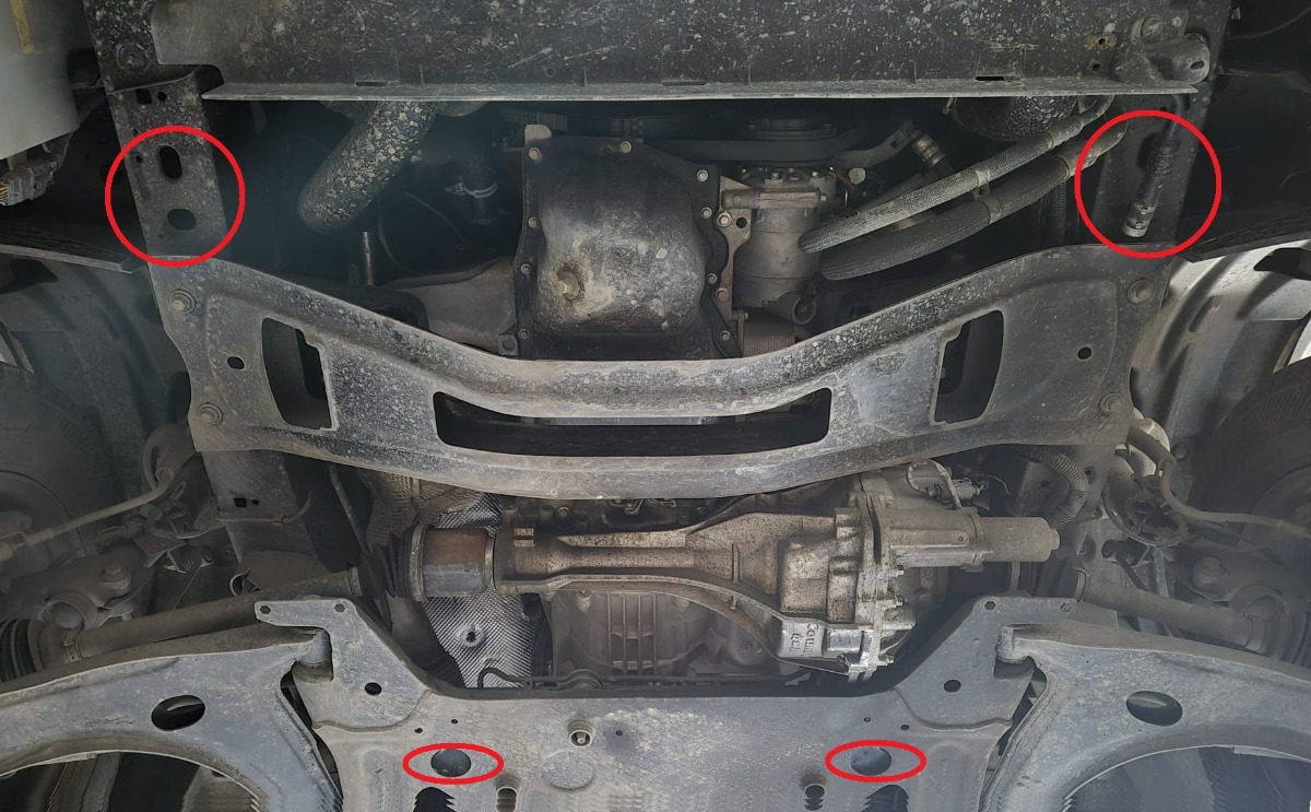 Hliníkový kryt olejové vany pro Ford Transit 4x4 2013 - 2023, všechny motory