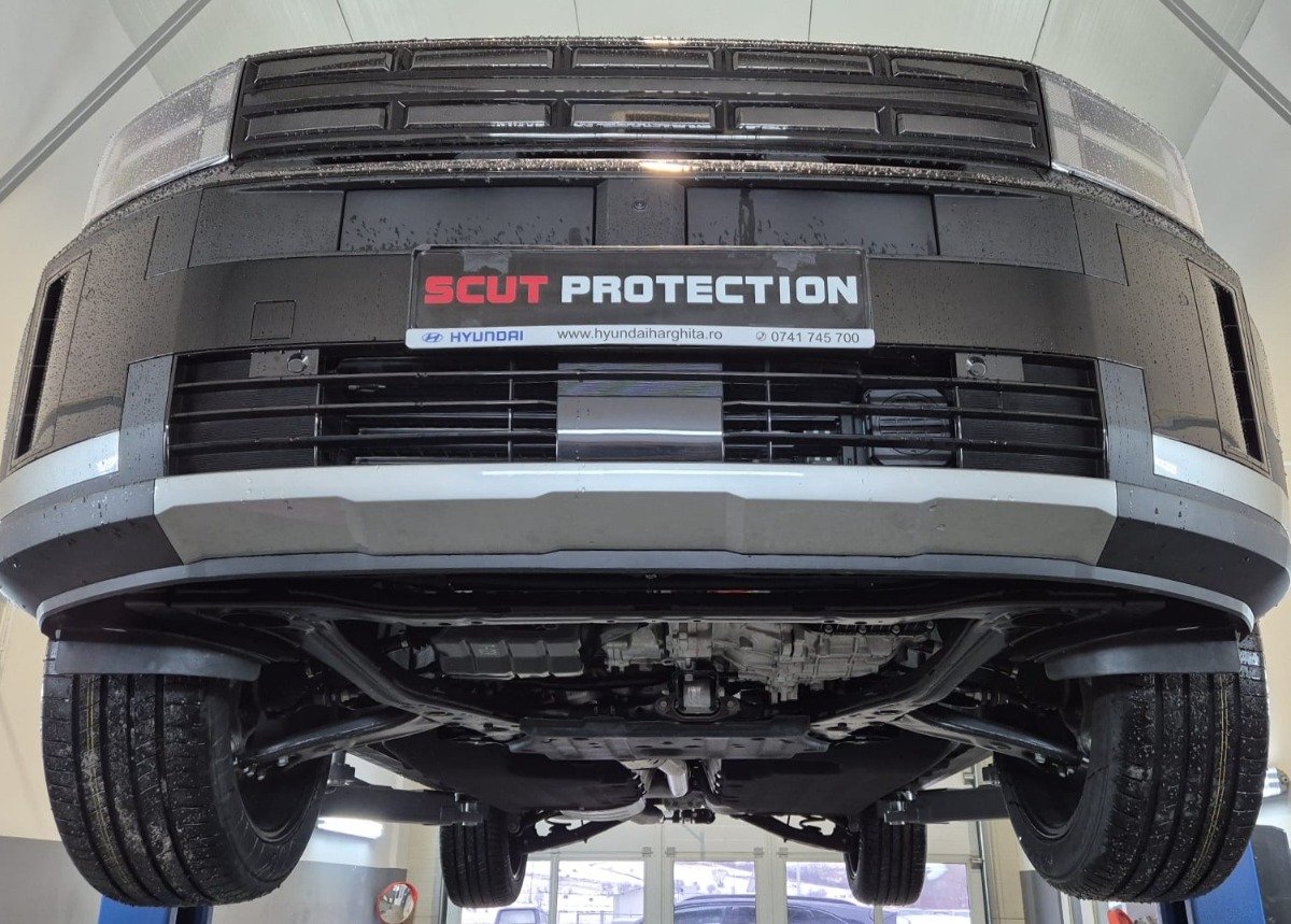 Ocelový kryt olejové vany pro Hyundai Santa Fe 2024 - 2026, všechny motory