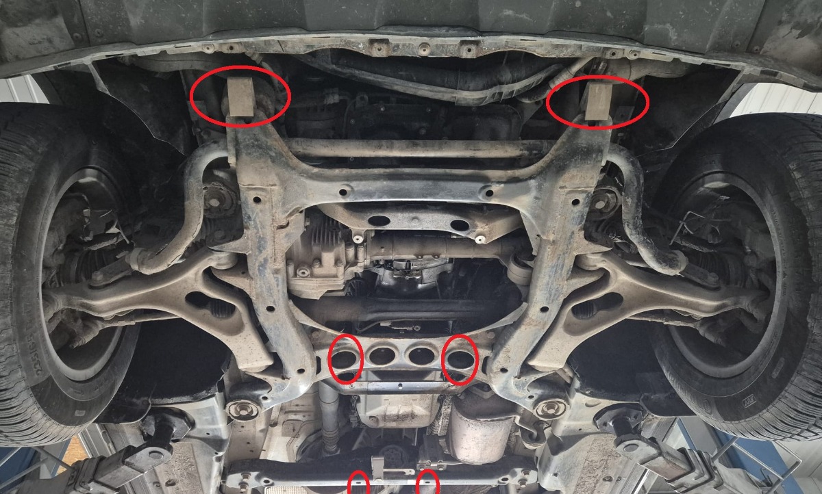 Ocelový kryt olejové vany pro VW Touareg 7P 2010 - 2018, všechny motory