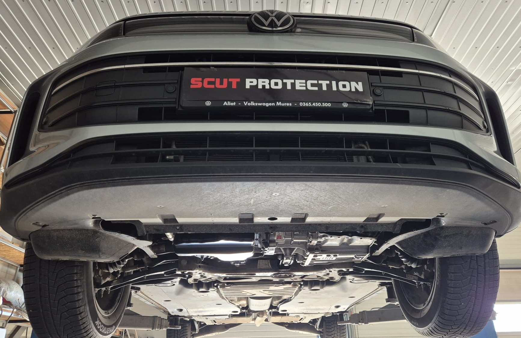 Hliníkový kryt olejové vany pro VW Tiguan 2024 - 2026, hybrid