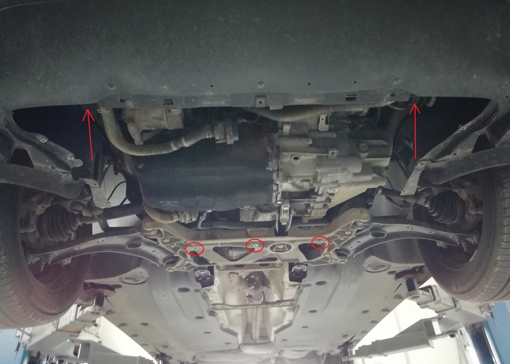 Ocelový kryt olejové vany pro VW Tayron 2018 - 2026, všechny motory