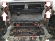 Scut motor și radiator Mitsubishi Pajero 3 (V60, V70) 17