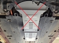 Scut antifurt din aluminiu pentru catalizator Toyota Corolla Cross 7