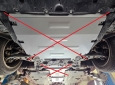 Scut antifurt din aluminiu pentru catalizator Toyota Corolla Cross 8