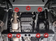 Scut cutie de viteză din aluminiu Toyota Hilux 5