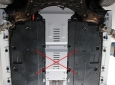Scut antifurt din aluminiu pentru catalizator Lexus UX 8