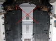 Scut antifurt din aluminiu pentru catalizator Lexus UX 7
