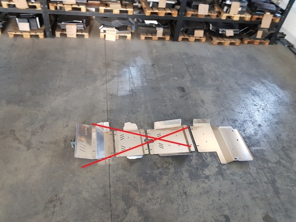 Scut reductor din aluminiu Toyota Hilux Revo 6