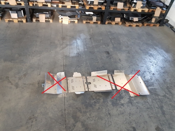 Scut motor din aluminiu  Toyota Hilux Revo  10