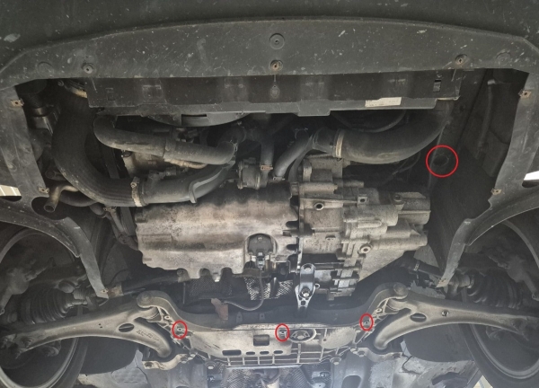 Scut motor Volkswagen Sharan - cu Webasto 4