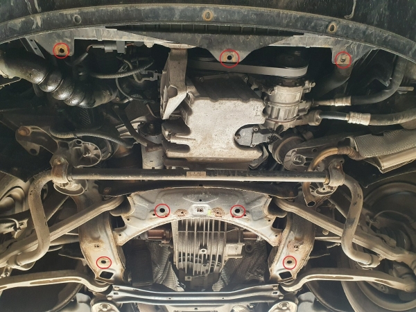 Scut motor Audi A6 Allroad 2 - cu lateral 5