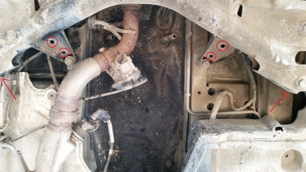 Scut metalic pentru sistemul Stop&Go Mercedes Vito W447, 4x2, 1.6 D 1