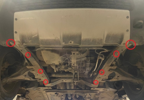 Scut motor din aluminiu Dacia Duster 1