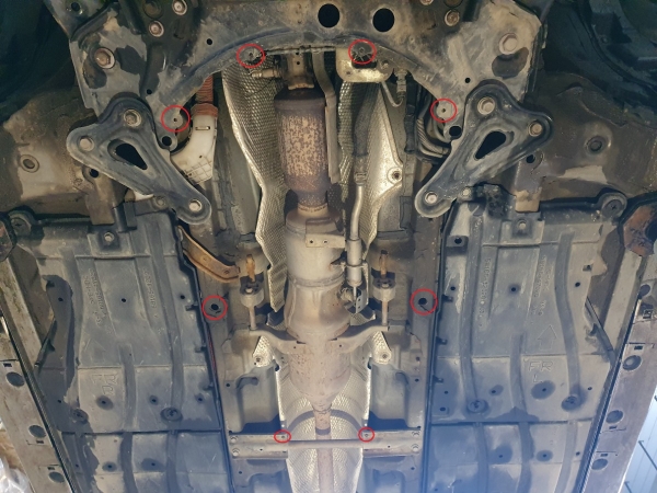 Scut antifurt catalizator pentru Toyota Auris 4