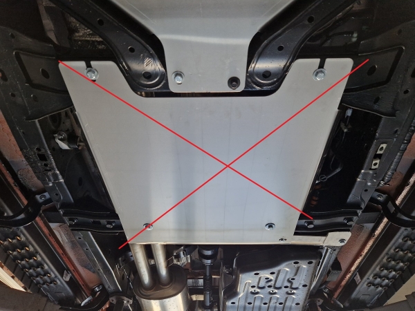 Scut filtru combustibil, conducte Ford Ranger Raptor  - Aluminium 3