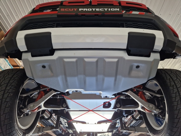 Scut reductor Ford Ranger Raptor  - Aluminium 4
