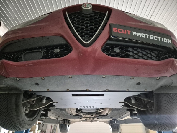 Scut motor din aluminiu Alfa Romeo Stelvio 4